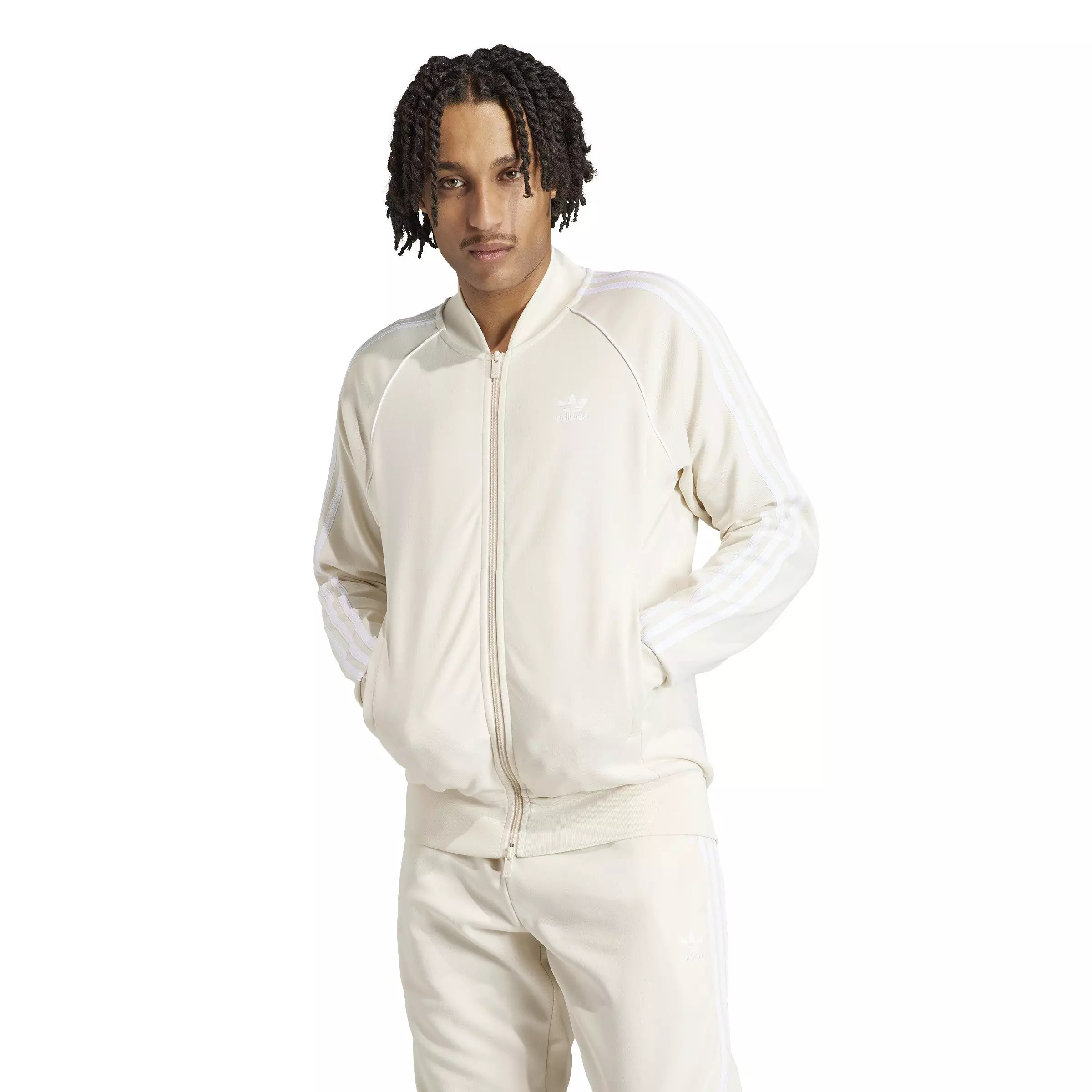 Adidas Superstar Track Jacket Mens M Wonder White WSS